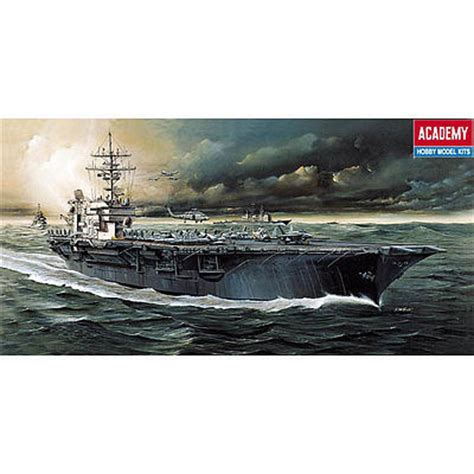 USS Kitty Hawk Plastic Model Aircraft Carrier Kit 1/800 Scale #14210 by ...