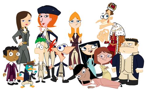 Phineas & Ferb characters as Hamilton Characters finished! : r ...