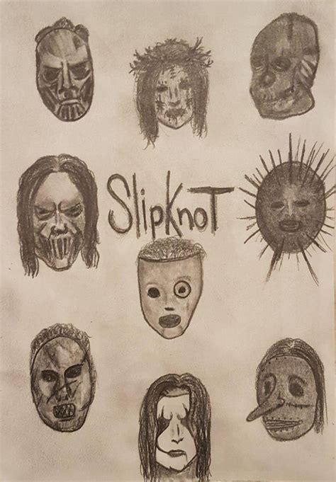 Slipknot Masks by 4ntoniax3 on DeviantArt