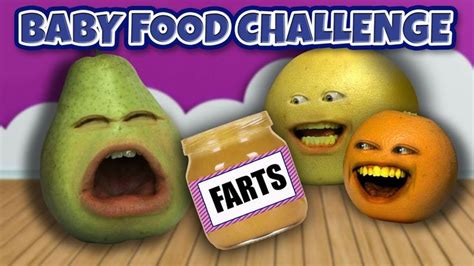 Annoying Orange - Baby Food Challenge!