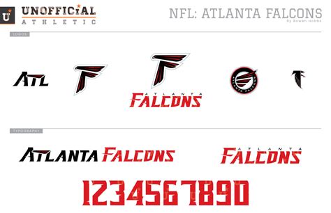 UNOFFICiAL ATHLETIC | Atlanta Falcons Rebrand