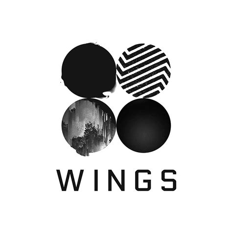 Asas logo, álbum do BTS Wings Love Yourself: Her K-pop, capa, texto ...