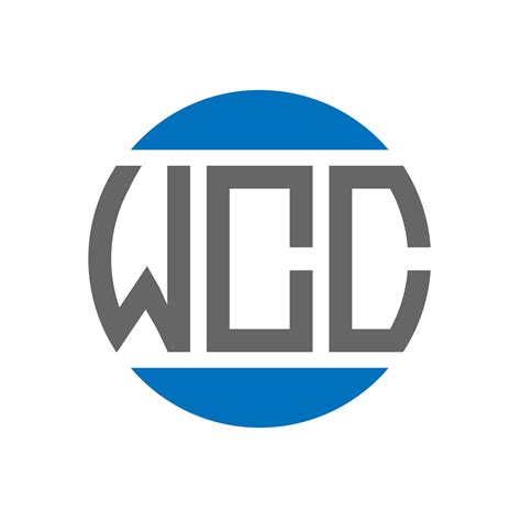 WCC letter logo design on white background. WCC creative initials ...