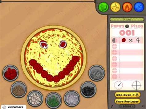 Papa's Pizzeria gameplay - YouTube