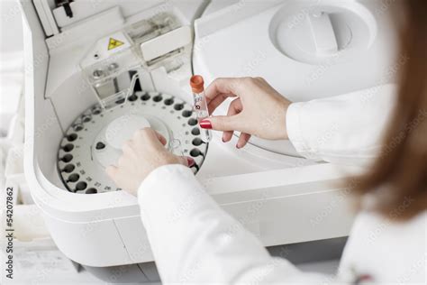 Centrifuge in the modern medical laboratory Stock Photo | Adobe Stock