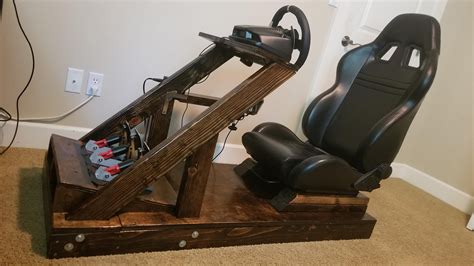 First big project - DIY Sim Racing Setup! Built by a friend and I ...