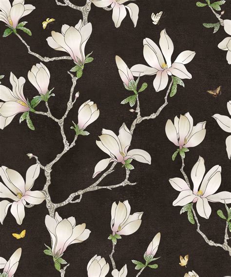 Magnolia • Floral Wallpaper • Milton & King