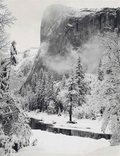 ANSEL ADAMS (1902-1984) , El Capitan, Winter, Yosemite National Park ...