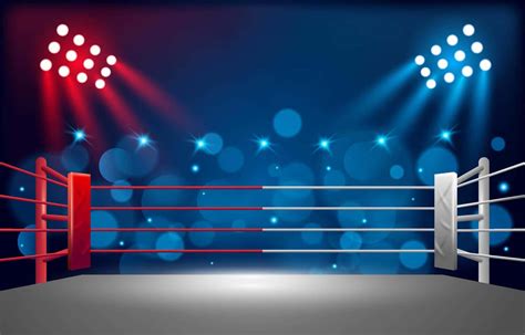 Download Boxing Ring Red Blue Background | Wallpapers.com