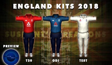 ENGLAND KITS 2018 - MEGA Cricket Studio - EA Cricket 2023 | ICC World ...