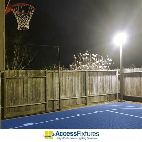 DIY Half Court Basketball Lighting Package - Avg 19 fc