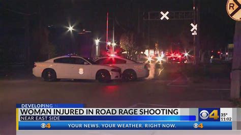 Woman injured in road rage shooting on near east side