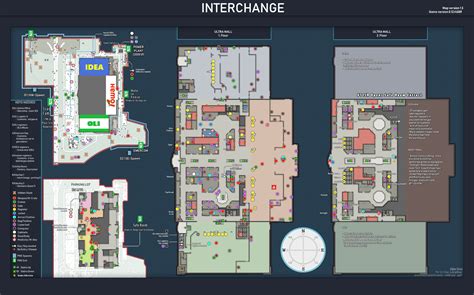 Escape from Tarkov Interchange Map