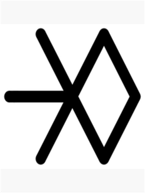 "EXO logo" Poster by BtsArmy02 | Redbubble