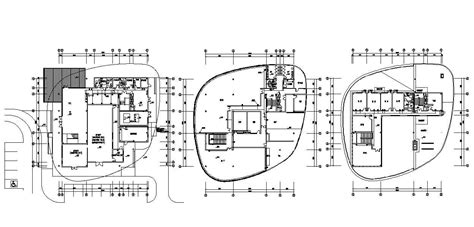 3 Storey Commercial Building Floor Plan AutoCAD File. - Cadbull