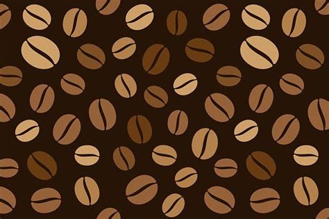 Coffee Beans Seamless Pattern Set | Seamless patterns, Graphic design ...