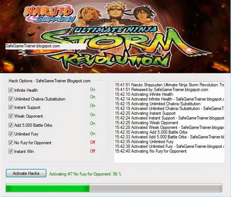 Naruto ultimate ninja storm 3 cheats - xaserbrew