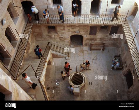 Inside the keep Chateau d If Marseille France Stock Photo - Alamy