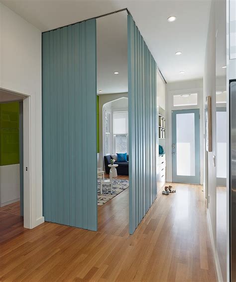 Diy movable wall hall contemporary with front door sliding walls ...