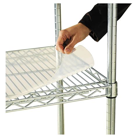 Alera Shelf Liners For Wire Shelving, Clear Plastic, 36w x 24d, 4/Pack ...