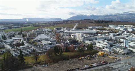 Aerial View of Cern Meyrin, Stock Footage Video (100% Royalty-free ...