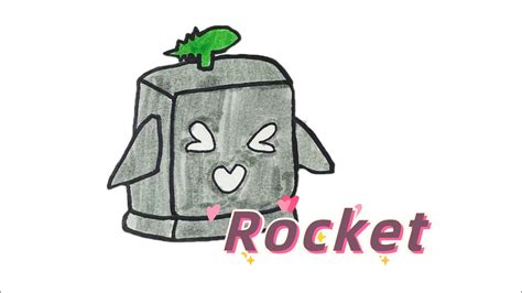 How to draw Rocket | Blox Fruits Roblox #drawing - YouTube