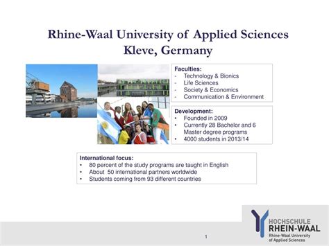 PPT - Rhine-Waal University of Applied Sciences Kleve, Germany ...