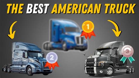 THIS Is The Best American Semi-Truck - Each Brand is Rated! - YouTube