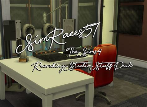 Mod The Sims - Recording Studio Stuff Pack