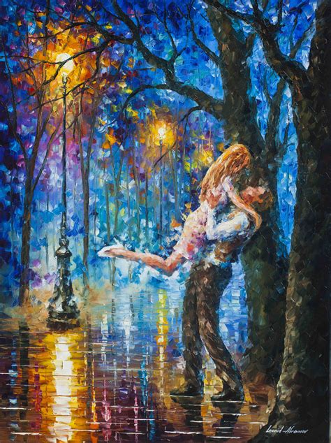 THE PROPOSAL — PALETTE KNIFE Oil Painting On Canvas By Leonid Afremov ...