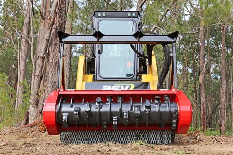 Standard Flow Skid Steer Mulcher: forestry mulcher for skid steers +64LPM