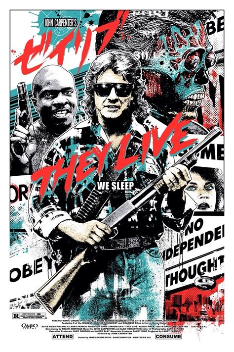 They Live by James Rheem Davis | Action movie poster, Best movie ...