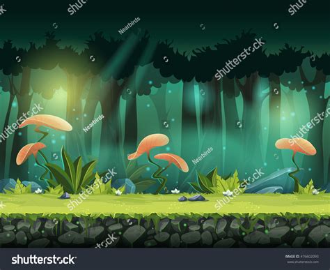 4,927 Mystical Cartoon Forest Images, Stock Photos, and Vectors ...