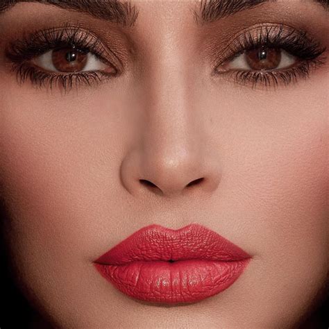 Kim Kardashian West on Instagram: “Obsessed with this new red lip 💋💋💋 ...