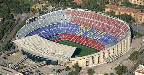 Camp Nou, the stadium of FC Barcelona 2018/2019