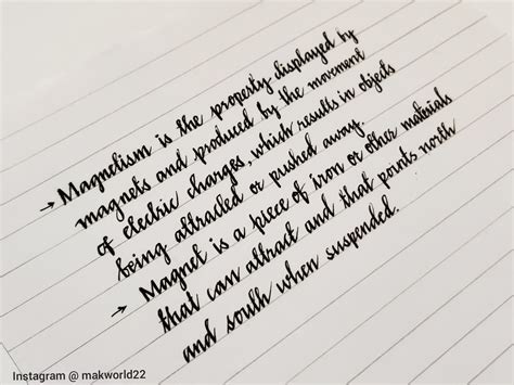 One of my favourite handwriting styles "Sharp edge cursive handwriting ...