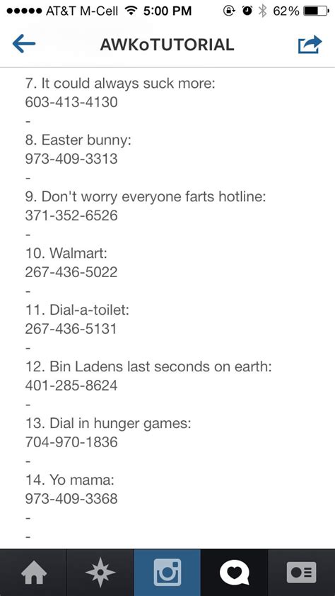 Peoples Phone Numbers To Prank Call