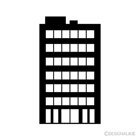 Building Silhouette Clip Art Free PNG Image｜Illustoon