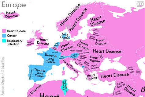 HIDDEN CONSPIRACY: This Map Shows The Most Deadly Disease In Every Nation