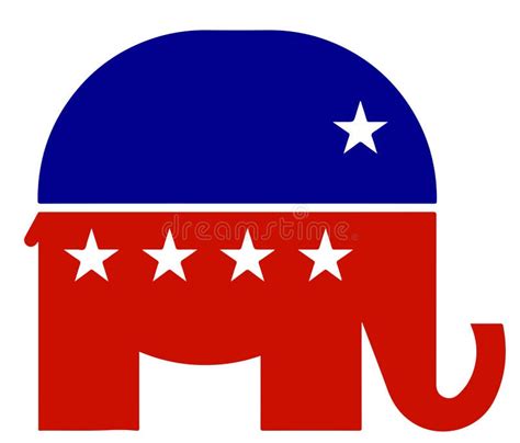 Republican Party Logo Elephant Logo Republican Elephant Logo Editorial ...