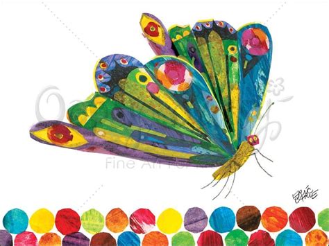 Eric Carle's Fluttering Butterfly - Bugs & Butterflies Canvas Wall Art ...