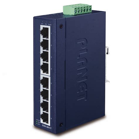 Industrial 8-Port Gigabit Switch – Cable Applications