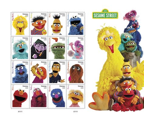 USPS will celebrate Sesame Street’s 50th anniversary with Forever ...