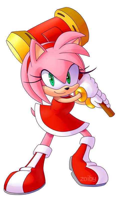 Amy Rose by Zoiby on DeviantArt | Amy rose, Amy the hedgehog, Sonic and amy