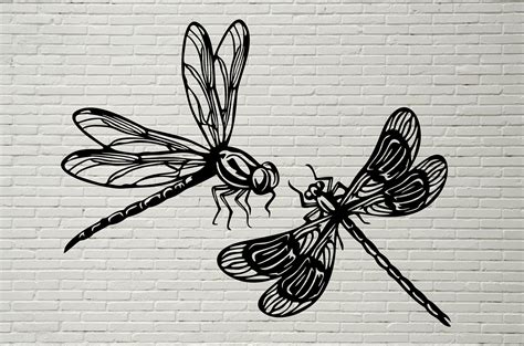 Dragonfly SVG Cut File Dragonfly Clipart Dragonfly Vector | Etsy