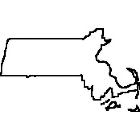 Massachusetts State Outline | Clipart Panda - Free Clipart Images