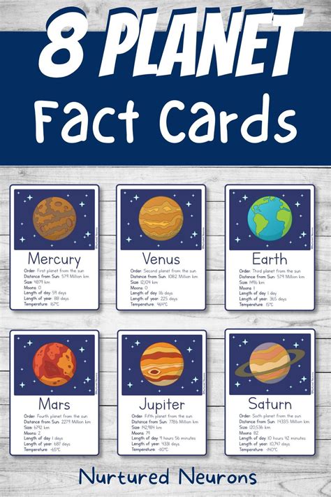 Printable Planet Flashcards With Facts - Solar System Fact Cards ...