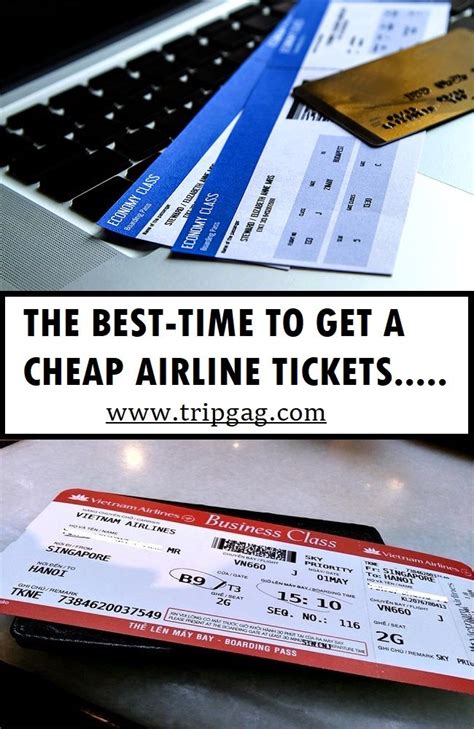 The Best Time To Book A Cheap Airline Tickets For The Next Travel ...