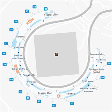 Kansas City Airport Map | MCI Terminal Guide