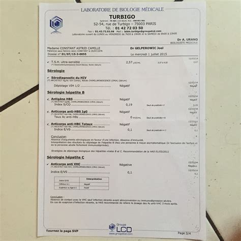 Facts & Info: My Latest HIV Blood Test Results